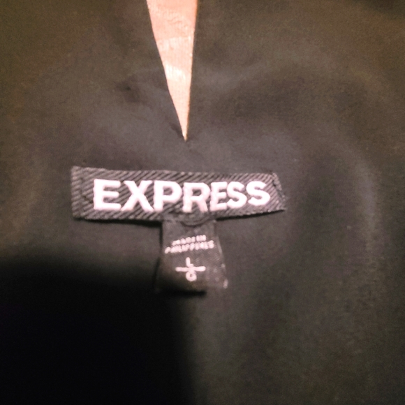 Express Black & White Polka Dot Spaghetti Strap Camisole - Picture 5 of 5